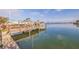 Private boat dock provides direct access to the water, ideal for boating and enjoying waterfront lifestyle at 368 41St Ave, St Pete Beach, FL 33706