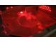A close view of a built-in hot tub with mood lighting, set in an outdoor setting at 4702 Cypress Serenity Dr, Plant City, FL 33565