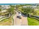 Aerial view of a community with lush landscaping and access to the waterfront at 4740 Beach Se Dr # A, St Petersburg, FL 33705