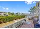 Charming patio with waterfront views and lush greenery, perfect for relaxing and enjoying the scenic surroundings at 4740 Beach Se Dr # A, St Petersburg, FL 33705