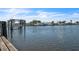 Scenic view of the water with dock access, ideal for boating and enjoying waterfront living at 4790 Shore Acres Ne Blvd, St Petersburg, FL 33703