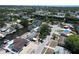Beautiful aerial view featuring waterfront homes with private boat docks at 5812 Liverpool Dr, Tampa, FL 33615