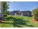Lovely backyard featuring a screened-in pool and patio area, complete with lush green lawn at 742 45Th Ne Ave, St Petersburg, FL 33703