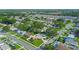 Expansive aerial view of a vibrant residential neighborhood with mature trees and well-maintained homes at 8210 68Th N Way, Pinellas Park, FL 33781