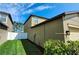 Exterior view highlighting the side of this lovely home and fenced backyard at 12499 Longstone Ct, New Port Richey, FL 34655
