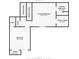 This floorplan features a primary bedroom, bathroom, and closet, with another bedroom and closet downstairs at 12736 Wood Trail Blvd, Tampa, FL 33625