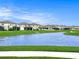 Beautiful backyard view showing lush greenery and a serene pond view at 20659 Drake Elm Dr, Land O Lakes, FL 34638