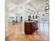 Open kitchen with large island, perfect for entertaining and everyday living at 213 Sheffield E Cir, Palm Harbor, FL 34683