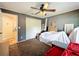 Spare bedroom with carpet, closet, and door leading to main area of the house at 213 Sheffield E Cir, Palm Harbor, FL 34683