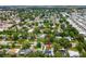 Charming neighborhood view featuring lush greenery, calm lakes and easy access to local community at 232 Emerald Ln, Largo, FL 33771