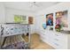 This bedroom has a bunk bed and closet with ample natural lighting at 232 Emerald Ln, Largo, FL 33771