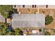 Top-down aerial view of building with surrounding landscape at 2366 Shelley St # 7, Clearwater, FL 33765
