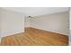 Spacious living room with wood floors, ceiling fan, and ample natural light at 2366 Shelley St # 7, Clearwater, FL 33765