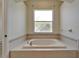 White bathtub with a window overlooking the outside at 2515 Centennial Falcon Dr, Valrico, FL 33596