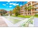 Resort-style amenities including shuffleboard, benches, and landscaped grounds at 2525 W Bay Dr # A20, Belleair Bluffs, FL 33770