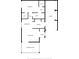 Detailed floor plan outlining the layout of the home, including room dimensions and key features at 2735 Sherbrooke Ln # D, Palm Harbor, FL 34684