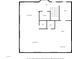 Detailed floor plan of the house layout featuring the living room, kitchen, office, and bathrooms at 3087 Cherry Ln, Clearwater, FL 33759
