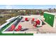 Expansive rooftop patio featuring modern design, ample seating, and space for outdoor entertaining, ideal for relaxation and gatherings at 3087 Cherry Ln, Clearwater, FL 33759