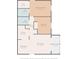 Floor plan showcasing bedrooms, bathrooms, kitchen, living room, dining area, walk-in closet, and screened balcony at 3188 Lake Pine S Way # B1, Tarpon Springs, FL 34688