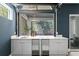 Wet bar featuring a sleek counter, modern appliances, and ample cabinet space at 804 S Davis Blvd, Tampa, FL 33606