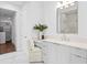 Elegant bathroom featuring sleek vanity, ample counter space, and a serene ambiance for relaxation at 804 S Davis Blvd, Tampa, FL 33606