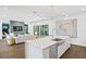 Bright, open kitchen with a large island, modern appliances, and seamless flow to the living area at 804 S Davis Blvd, Tampa, FL 33606