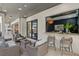 Outdoor patio with comfortable seating and bar access, perfect for entertaining at 804 S Davis Blvd, Tampa, FL 33606