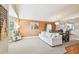 Spacious living area with carpet floors, a sofa and neutral tones at 10223 Charleston Corner Rd, Tampa, FL 33635