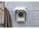 Close-up of an outdoor electrical outlet with weatherproof cover at 11315 86Th Ave, Seminole, FL 33772
