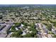 Expansive aerial view of a suburban neighborhood, revealing various street patterns, homes, and green spaces at 1535 Nursery Rd # 107, Clearwater, FL 33756