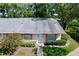Charming single-story home with a well-manicured lawn and vibrant landscaping, offering great curb appeal at 1535 Nursery Rd # 107, Clearwater, FL 33756