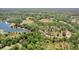 Beautiful aerial view of the property showcasing lush greenery and scenic surroundings at 17712 Long Ridge Rd, Tampa, FL 33647