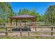 A community gazebo with seating offers a relaxing gathering space for residents at 17712 Long Ridge Rd, Tampa, FL 33647