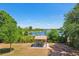 A charming picnic area with views of the lake for Gathering gatherings and outdoor dining at 17712 Long Ridge Rd, Tampa, FL 33647