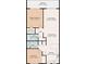 Floor plan showing layout of the home including the kitchen, bedroom, living room, and dining area at 19451 Gulf Blvd # 506, Indian Shores, FL 33785