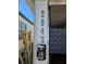 Close-up of the house number, 2043, providing clear identification of the property at 2043 Ketch Cir, Palm Harbor, FL 34683