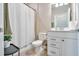 Bathroom featuring modern fixtures, ample storage, and bright lighting for a luxurious and comfortable space at 20472 Monza Loop, Land O Lakes, FL 34638