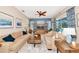 Spacious living room with comfortable seating and stylish decor, perfect for relaxation and entertaining at 2875 Grazeland Dr, Sarasota, FL 34240