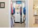 Organized walk-in closet with ample shelving and storage space for clothes and accessories at 2875 Grazeland Dr, Sarasota, FL 34240