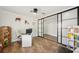 Home office featuring a desk, comfortable seating, and lots of storage at 511 Glenoak N St, St Petersburg, FL 33703