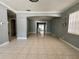 Spacious living room with tile floors and neutral paint at 2117 W Clifton St, Tampa, FL 33603