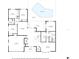 Detailed floor plan layout showcasing the home's bedrooms, living spaces, and outdoor pool area at 3910 Doral Dr, Tampa, FL 33634
