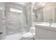 Bathroom with stylish shower stall at 4001 W North A St, Tampa, FL 33609