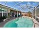 Inviting screened-in pool area with beautiful blue water, perfect for relaxation and outdoor enjoyment at 4017 3Rd E Ave, Bradenton, FL 34208