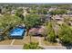 Aerial view of a charming home surrounded by lush greenery at 4410 19Th N St, St Petersburg, FL 33714