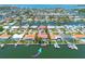 Waterfront homes showcase direct access to the bay, complemented by private docks and lush landscaping in this coastal community at 4490 38Th S Way, St Petersburg, FL 33711