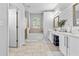 Serene bathroom featuring double sinks, soaking tub, and a separate glass shower at 4809 Walnut Ridge Rd, Land O Lakes, FL 34638
