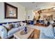 Spacious living room with stylish furnishings, elegant decor, and ample natural light, creating a comfortable and inviting atmosphere at 9504 Laurel Ledge Dr, Riverview, FL 33569