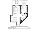 Detailed floor plan showcasing a one-bedroom villa with a Verandah, balcony, kitchen, and living area at 15000 Madeira Way # 510, Madeira Beach, FL 33708