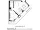 One-bedroom villa floor plan featuring an open-concept design with a balcony at 15000 Madeira Way # 640, Madeira Beach, FL 33708